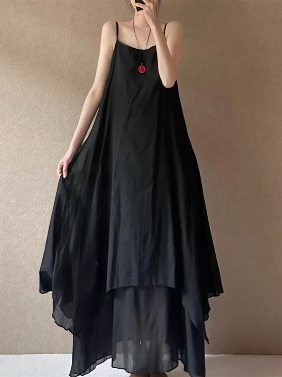 Stylish Large Size Cotton Line - Linen Dress Wrap recensie en prijs