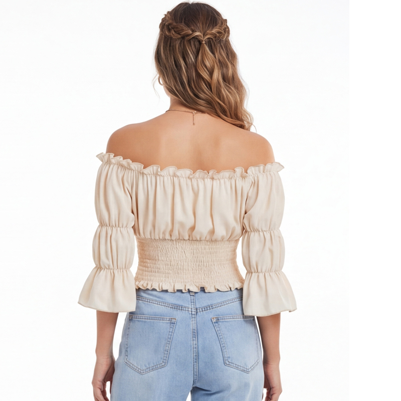 Renaissance Blouse Women Top w - Blouse Off Shoulder recensie en prijs