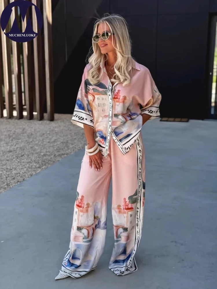 2 Pieces Set for Woman Summer  - Linen Pant Wide recensie en prijs