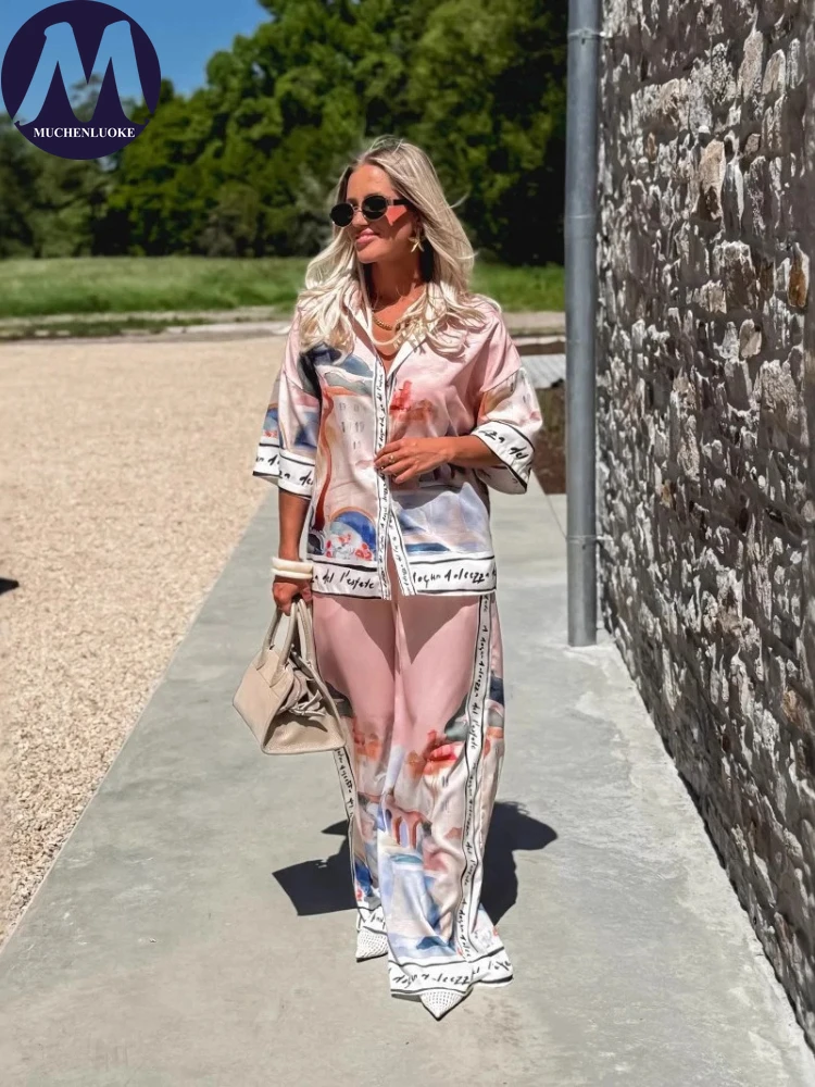 2 Pieces Set for Woman Summer  - Linen Pant Wide recensie en prijs