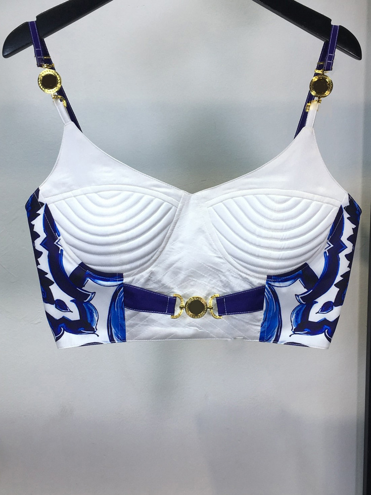 Summer Bohemain Blue And White - Romper Floral Print recensie en prijs
