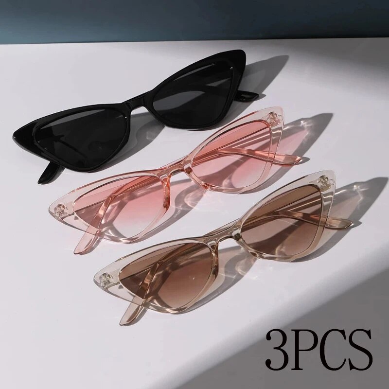 3 Pairs Per Set Small Cat Eye  - Sunglasses Cat Eye recensie en prijs