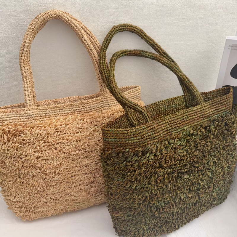 Raffia Hand-crocheted Shoulder - Crochet Bag Raffia recensie en prijs