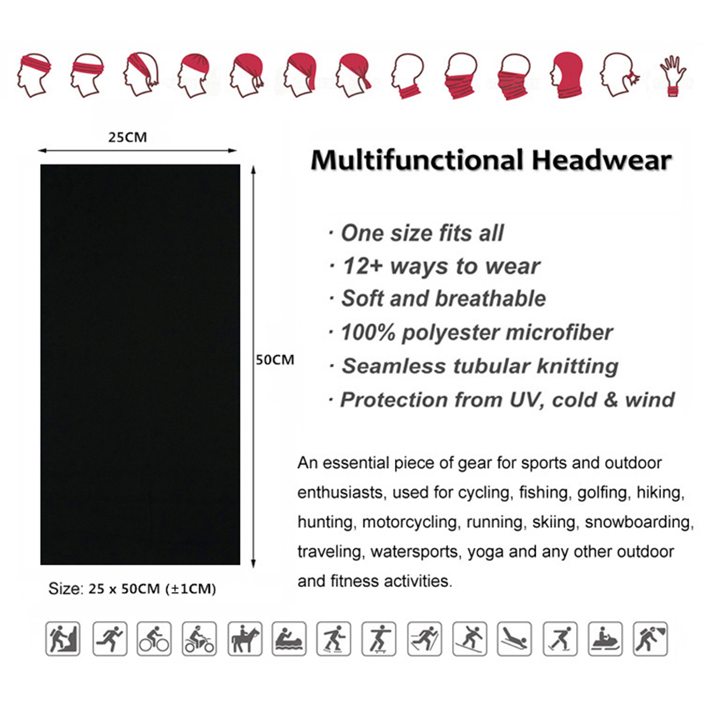 Seamless Solid Color Bandanas  - Headband Summer Knit recensie en prijs