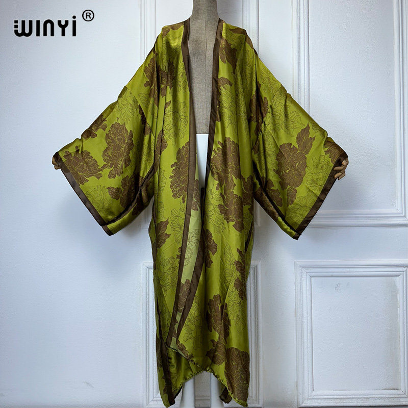 WINYI Africa boho print Kimono - Cover Up Kaftan recensie en prijs