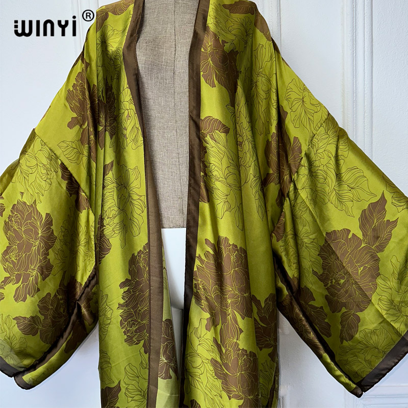 WINYI Africa boho print Kimono - Cover Up Kaftan recensie en prijs