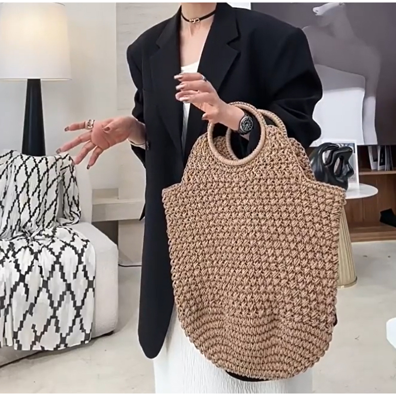 Popular Russian Woven Clutch H - Crochet Bag Raffia recensie en prijs