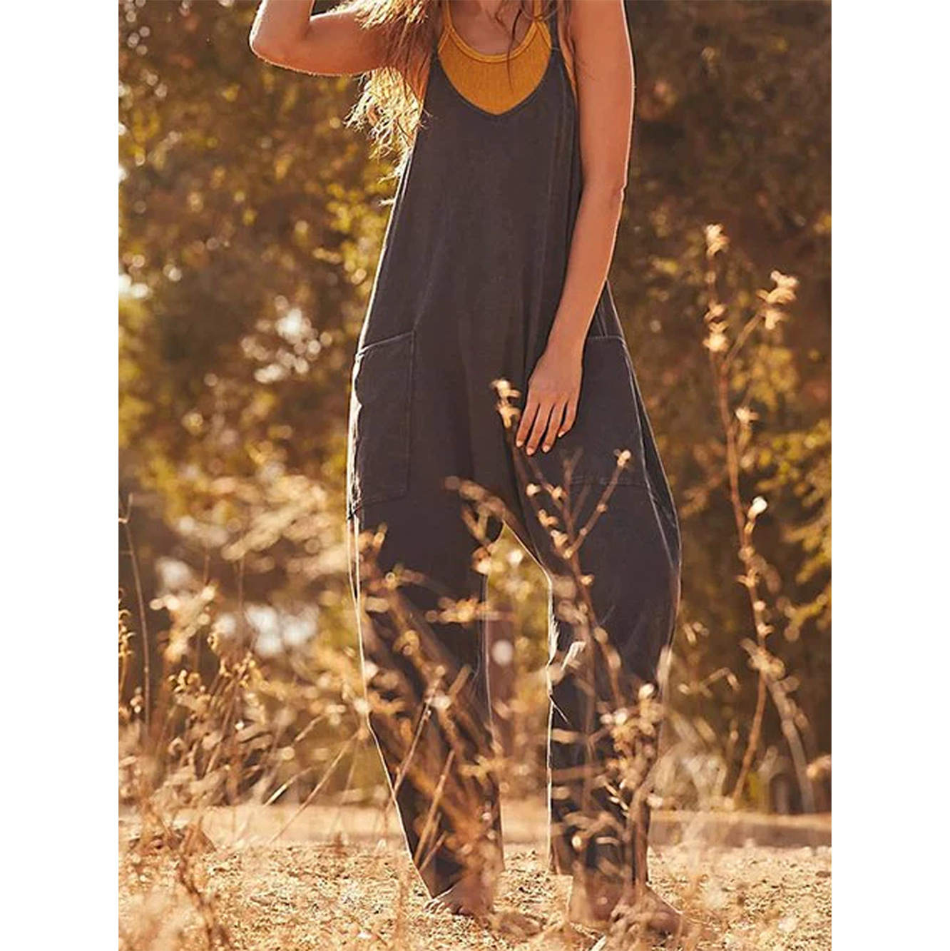 Loose Summer Jumpsuit Casual   - Jumpsuit Linen Relaxed recensie en prijs