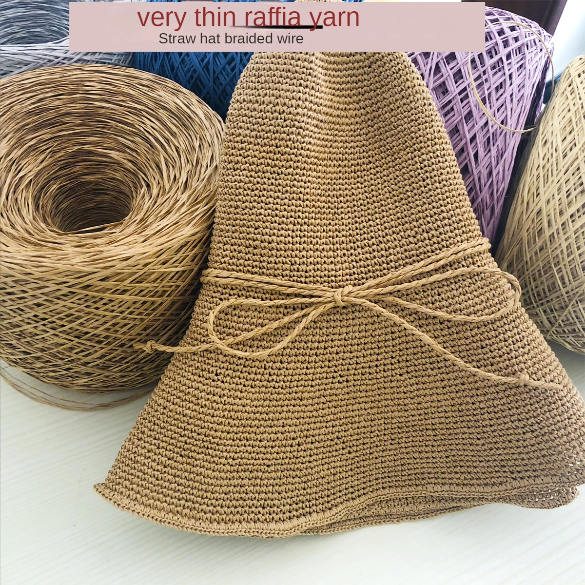 250g Thin Raffia Yarn Paper Gr - Crochet Bag Raffia recensie en prijs
