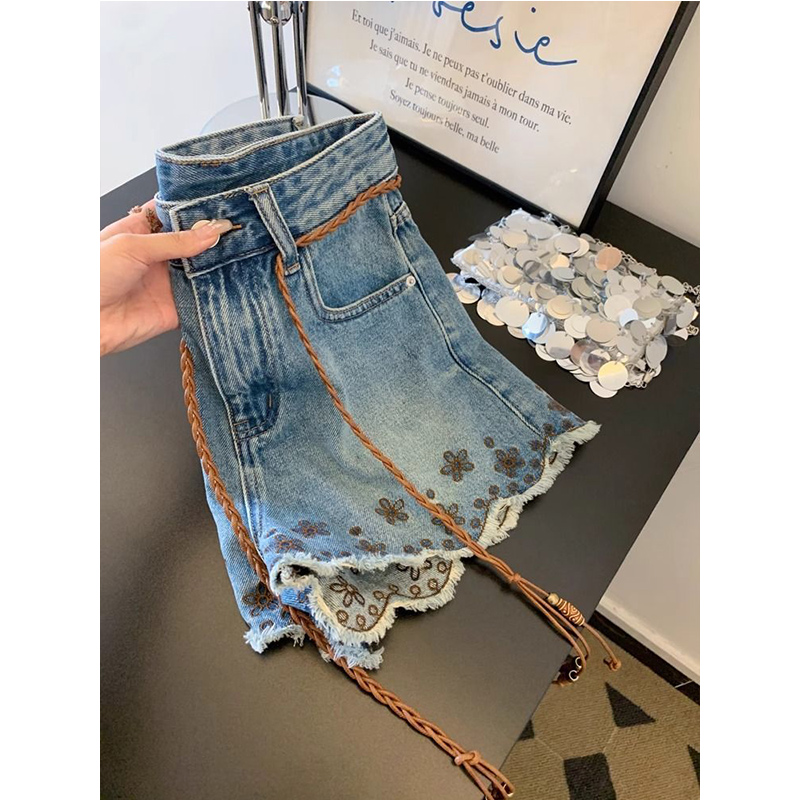 Breathable Vintage Denim Short - Shorts Denim Frayed recensie en prijs