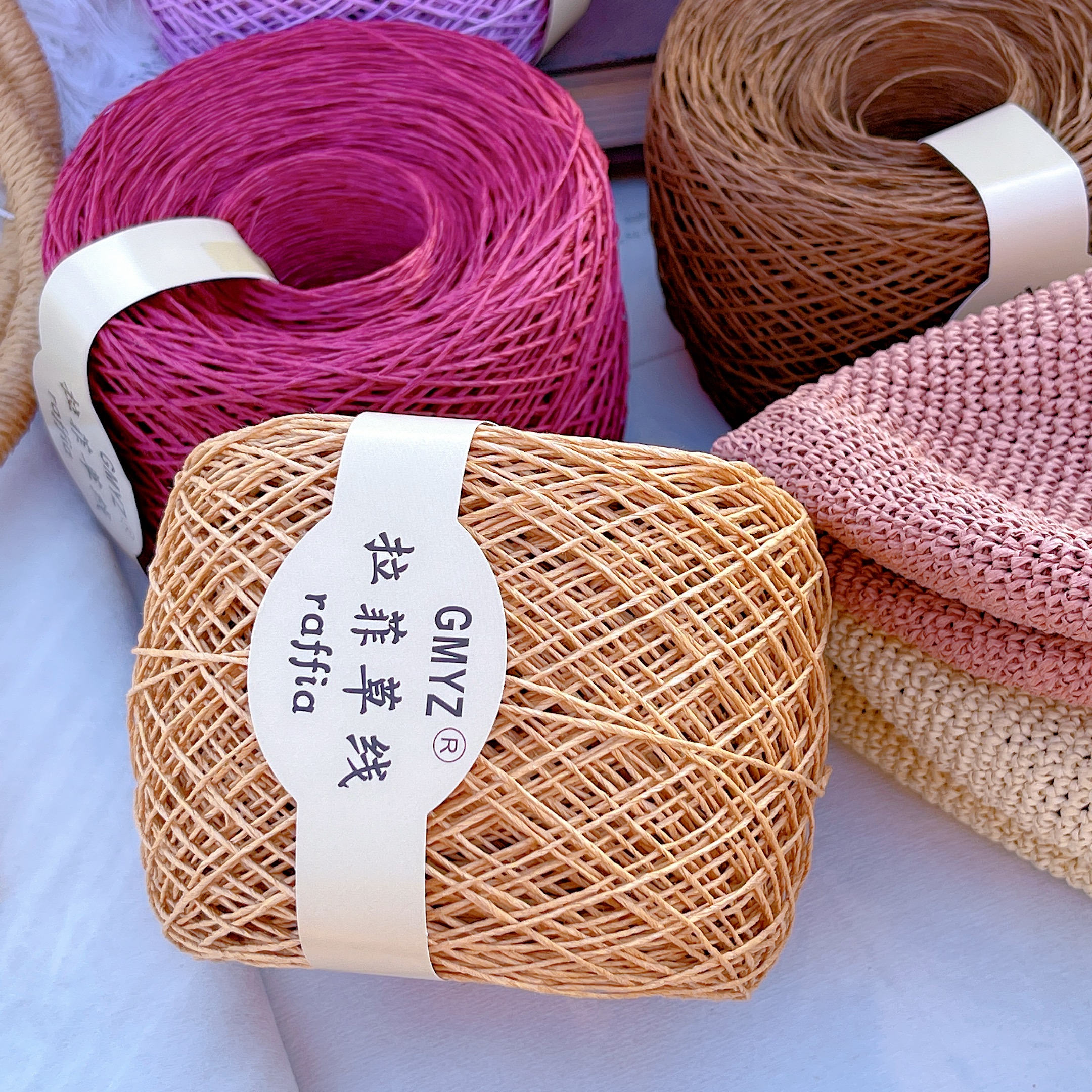 220M/Roll Washable Japanese Pl - Crochet Bag Raffia recensie en prijs