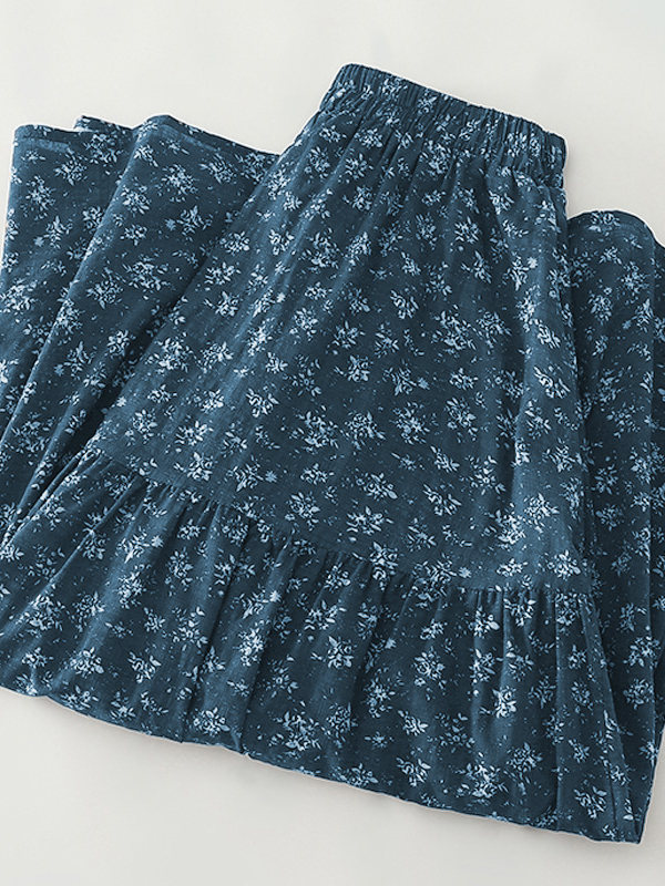 High Waist Floral Print Midi S - Midi Skirt Floral recensie en prijs
